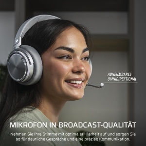 Casti audio Corsair Virtuoso MAX Wireless, 50mm, Bluetooth, Argintii - Img 7