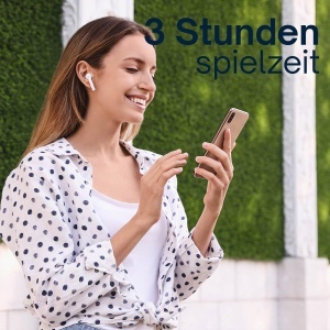 Casti audio Grundig True Wireless Sport - Bluetooth 5.3, 9 ore autonomie, alb - Img 5