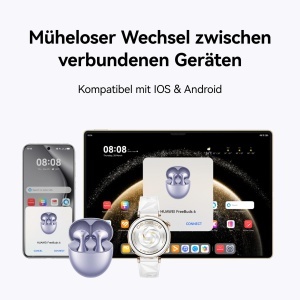 Casti audio HUAWEI FreeBuds 6, Dual-Treiber, ANC deschis, 36 ore autonomie, Negru - Img 8