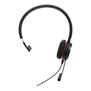 Casti audio Jabra Evolve 30 UC Mono, Noise Cancelling, 3.5 mm, Negru