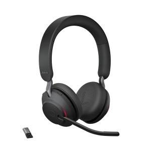Casti audio Jabra Evolve2 65 Noise Cancelling, Bluetooth, Negru