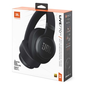 Casti audio JBL Live 770 NC, Bluetooth, Noise Cancelling, 65 ore autonomie, Negru - Img 6