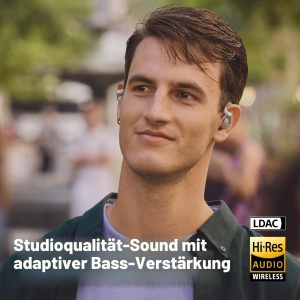 Casti audio JBL Sense Pro, True Wireless, Open-Ear, gri - Img 5