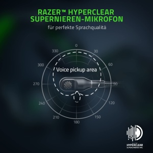 Casti audio Razer Kaira Pro, wireless, 50mm, negru-verde - Img 3