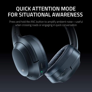 Casti audio Razer Opus cu THX, Rauschunterdruckung ANC, 40 ore autonomie, Negru - Img 3