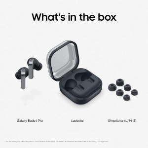 Casti audio Samsung Galaxy Buds4 Pro, Bluetooth, Noise Cancelling, Negru - Img 8
