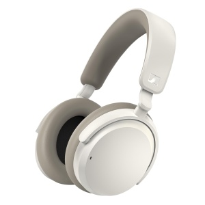 Casti audio Sennheiser ACCENTUM cu ANC hibrid, 50 ore autonomie, alb