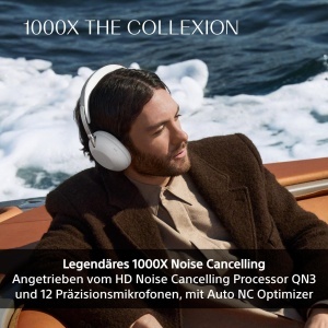 Casti audio Sony 1000X THE COLLEXION, Noise Cancelling, Hi-Res Sound, Negru - Img 6
