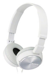 Casti audio Sony MDR-ZX310W, 30mm, alb, design pliabil - Img 2