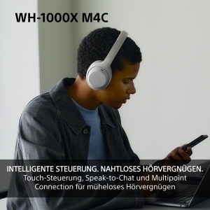 Casti audio Sony WH-1000XM4C cu Noise Cancelling, 34 ore autonomie, design pliabil - Img 8
