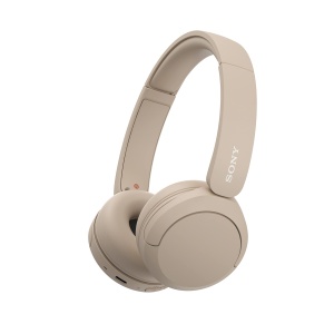 Casti audio Sony WH-CH520, Bluetooth, 50 ore autonomie, bej