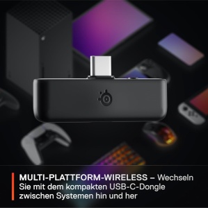 Casti audio SteelSeries Arctis Nova 5X Wireless, 60h autonomie, Negru - Img 7
