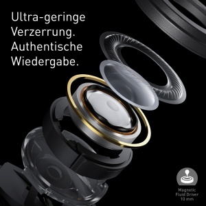 Casti audio Technics EAH-AZ100E-N, Noise Cancelling, Bluetooth multipoint, Aurii - Img 4
