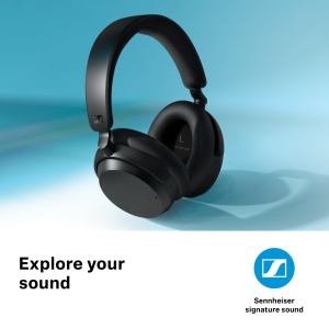 Casti Bluetooth fara fir Sennheiser ACCENTUM - 50 de ore de viata a bateriei, sunet de inalta calitate, tehnologie ANC hibrida pe tot parcursul zilei, negru - Img 3