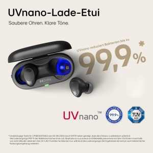 Casti Bluetooth Intraauriculare LG TONE Free T90S cu sunet Dolby Atmos, tehnologie MERIDIAN, ANC (anulare activa a zgomotului), protectie impotriva stropirii UVnano si IPX4 - Negru - Img 7