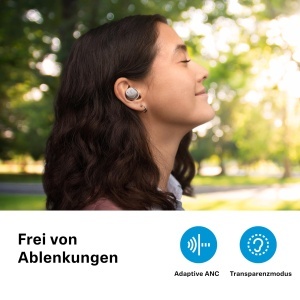 Casti Bluetooth Sennheiser Momentum True Wireless 4 Alb Argintiu Noise Cancelling - Img 4