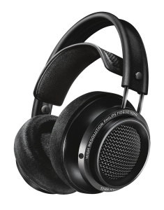Casti cu fir de inalta rezolutie PHILIPS Fidelio X2, design deschis acustic, driver LMC din neodim de 50 mm, tampoane de lux din spuma cu memorie din velur - negru - Img 1