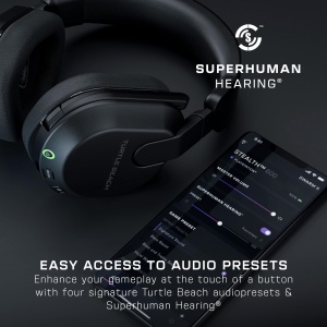 Casti de gaming fara fir Turtle Beach Stealth 600 Black Xbox cu 80 de ore difuzor de 50 mm si Bluetooth pentru Xbox Series XS Xbox One PC - Img 9