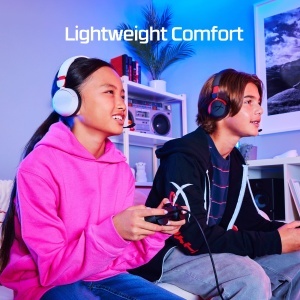 Casti gaming HyperX Cloud Mini Wired pentru copii audio sigur sub 85 dB microfon pliabil - Img 6