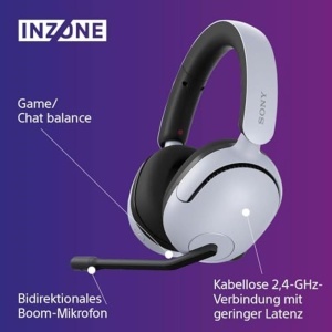 Casti gaming Sony INZONE H5, wireless, 28 ore autonomie, alb - Img 7