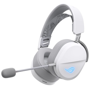 Casti Gaming Wireless ASUS ROG Pelta White RGB Bluetooth USB-C Alb