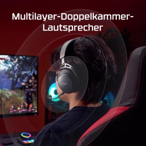 Casti gaming wireless HyperX Cloud Alpha 2, autonomie 250 ore, drivere 53 mm, negru - Img 6