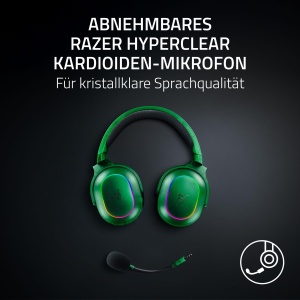 Casti Gaming Wireless Razer Barracuda X Phantom Green Bluetooth RGB - Img 6