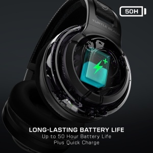Casti gaming wireless Turtle Beach Atlas Air Open-Back pentru PC 24-bit High-Fidelity Microfon detasabil - Img 9