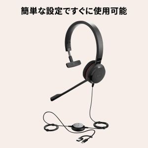 Casti Jabra Evolve 20 SE Mono USB-CA Negru cu Anularea Zgomotului - Img 4