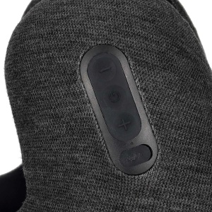 Casti over-ear fara fir Nedis - Timp maxim de redare a bateriei: 11 ore - Microfon incorporat - Apasati Ctrl - Control vocal - Control volum - Husa de calatorie inclusa - Negru - Img 4