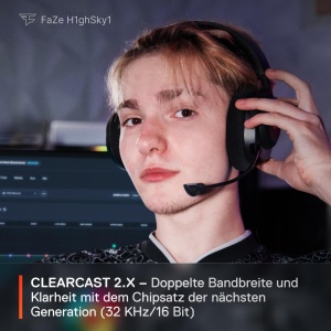 Casti pentru jocuri PS5 fara fir SteelSeries Arctis Nova 5P - Drivere magnetice din neodim - 100+ presetari audio - Durata de viata a bateriei de 60 de ore - 2.4GHz sau BT - ClearCast Gen2.X Mik - Pentru PS4/5, PC, Switch, Mobile - Img 8