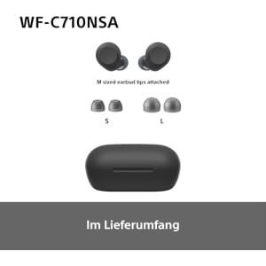 Casti Sony WF-C710NSA cu anulare a zgomotului cu adevarat wireless casti usoare control tactil conexiune multipunct IPX4 baterie de pana la 40 HR inca - Img 11