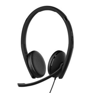 Casti USB EPOS C10 cu microfon, casti cu fir cu conexiune USB-C simpla si flexibila si tehnologie EPOS BrainAdapt. - Img 1