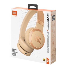 Casti wireless JBL Live 670NC Bluetooth On-Ear Noise Cancelling Sandstone - Img 9