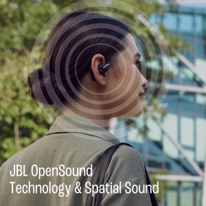 Casti wireless JBL Sense Pro Open-Ear Spatial Sound 38 ore autonomie Negru - Img 2
