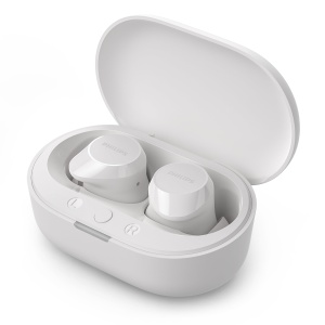 Casti wireless Philips TAT1209 True Wireless Bluetooth Alb Sunet natural si bass dinamic - Img 2