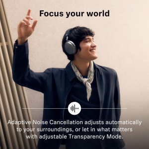 Casti wireless Sennheiser Momentum 4 Over-Ear Noise Cancelling Bluetooth Negru - Img 4