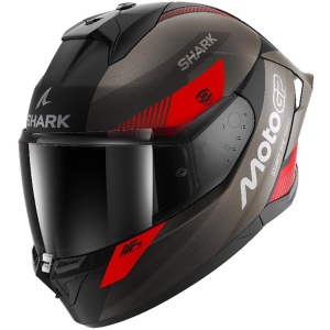 Castron integrat SHARK SKWAL CUP MOTO GP, negru-antracit-rosu, marimea L
