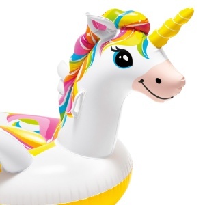 Cavaler de apa Intex 57561NP Unicorn, Vinyl, 2.26 m x 1.73 m - Img 3