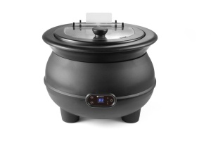 Cazan de supa HENDI 8L, 450W, digital, inox, negru