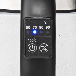Ceainic - 1,7 l - Sticla - Transparent - 60,70,80,90,100 degC - Afisaj temperatura - Pivotare 360 de grade - Element de incalzire ascuns - Controler Strix - Protectie la fierbere - Img 6