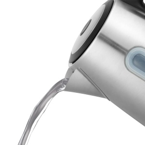Ceainic Russell Hobbs (pentru apa calda, ceai sau cafea, capacitate de 1,7 l, otel inoxidabil, gura de scurgere perfecta, filtru de calcar detasabil si lavabil, indicator albastru stralucitor, 2400W) Heaton 27380-70 - Img 6