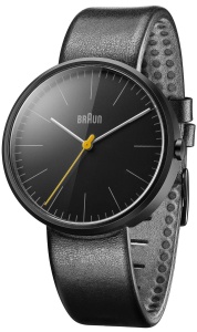 Ceas analogic barbatesc Braun BN0172BKBKG, carcasa ceramica 42mm, curea din piele neagra - Img 2