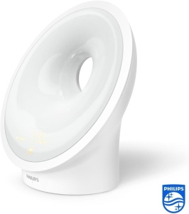Ceas de trezire Philips HF365101 cu simulare rasarit, 25 niveluri luminozitate, radio FM - Img 2