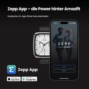 Ceas inteligent Amazfit Active 2, 43mm, AMOLED, GPS, 10 zile autonomie, banda din piele neagra - Img 8