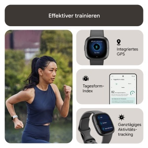 Ceas inteligent Google Fitbit Sense 2 - GPS, monitorizare stres, EKG - Img 7