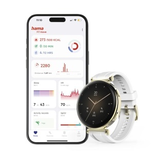 Ceas inteligent Hama Smartwatch 7000, AMOLED 1,32, alb, IP68 - Img 7