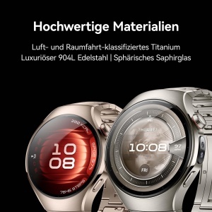 Ceas inteligent HUAWEI Watch 5, 46mm, GPS, 5ATM, Saphirglas, Brown - Img 5