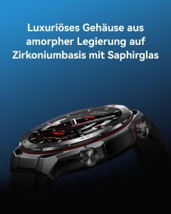 Ceas inteligent HUAWEI Watch Ultimate 2, GPS, 20 ATM, albastru - Img 4