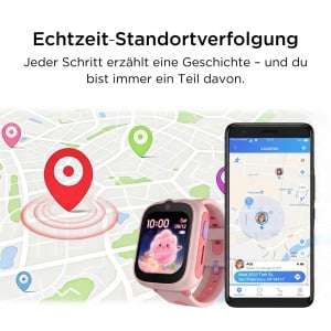 Ceas inteligent TCL MOVETIME MT48, 4G, GPS, camera 2MP - Img 6